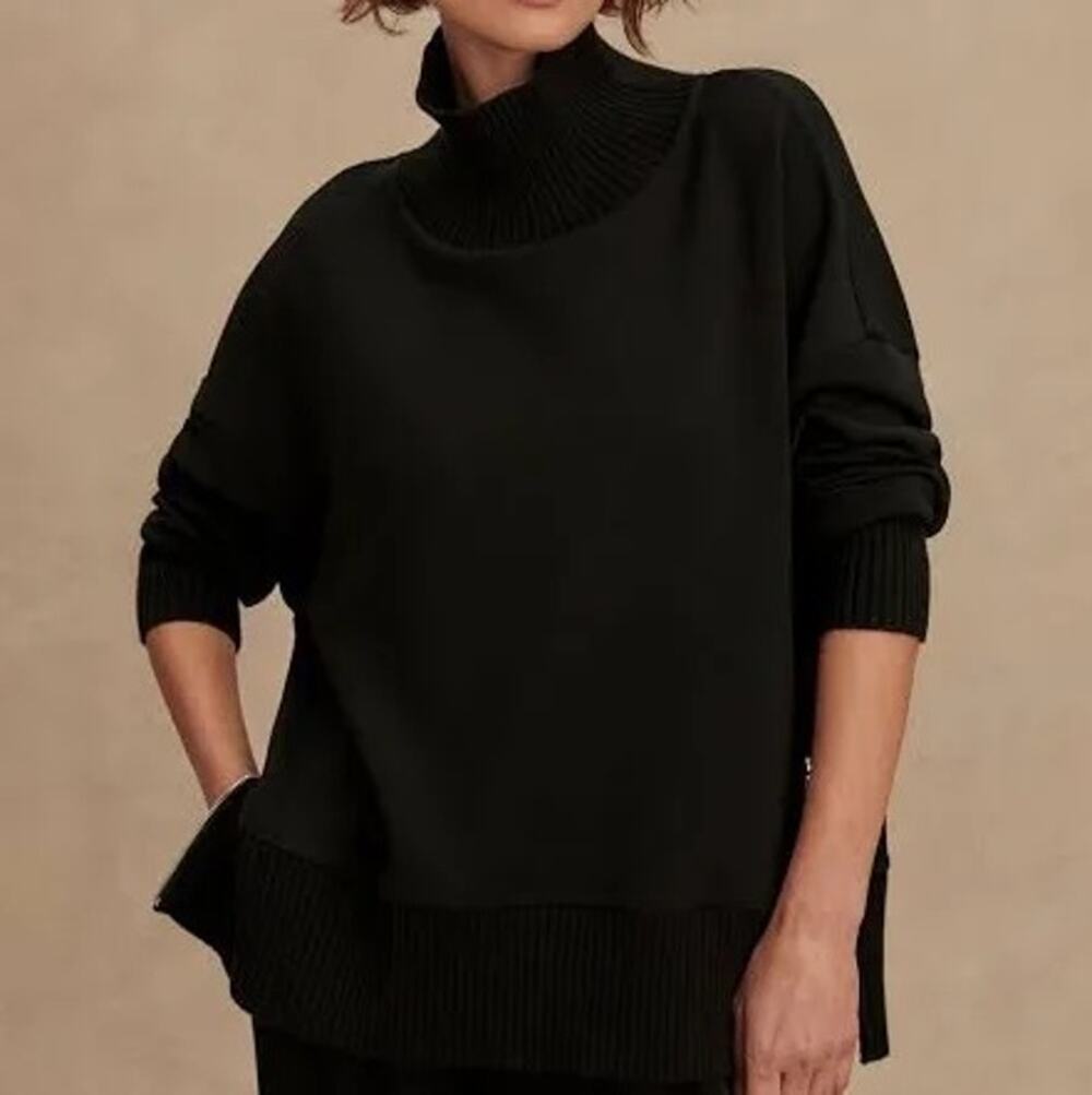 Varley Milton Sweatshirt in Black Size Large